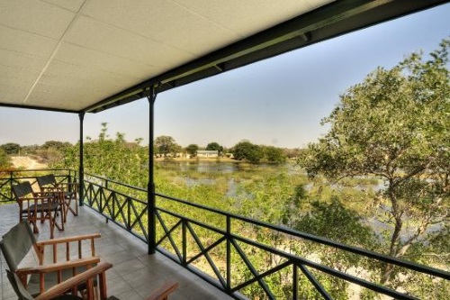 Maun Lodge uitzicht